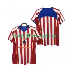 Fußballtrikots Atlético Madrid 2004 Retro 2005 Kurzarm Heimtrikotsatz kaufen